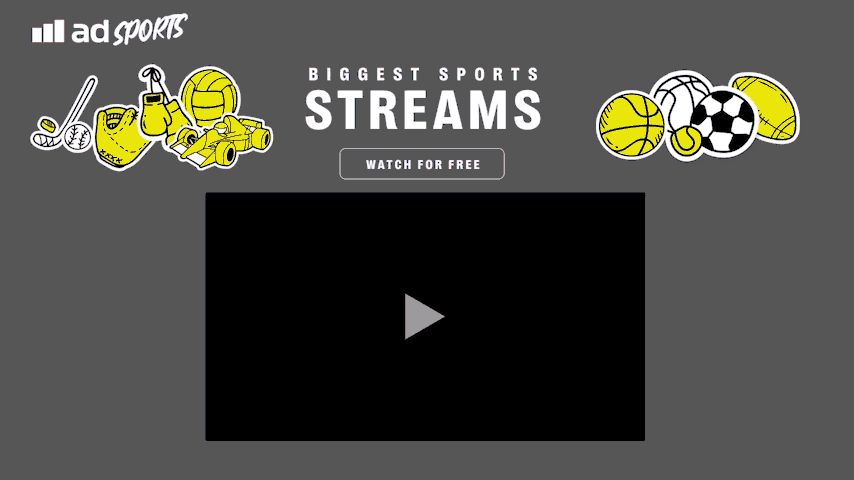 An in-stream example of a video ad
