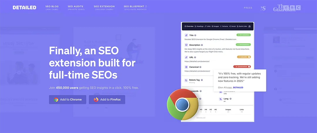 Detailed SEO Extension