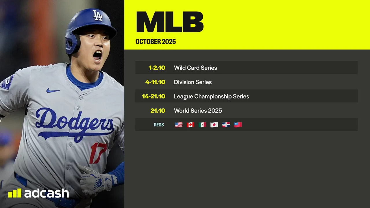 dates from the MLB calendar from October