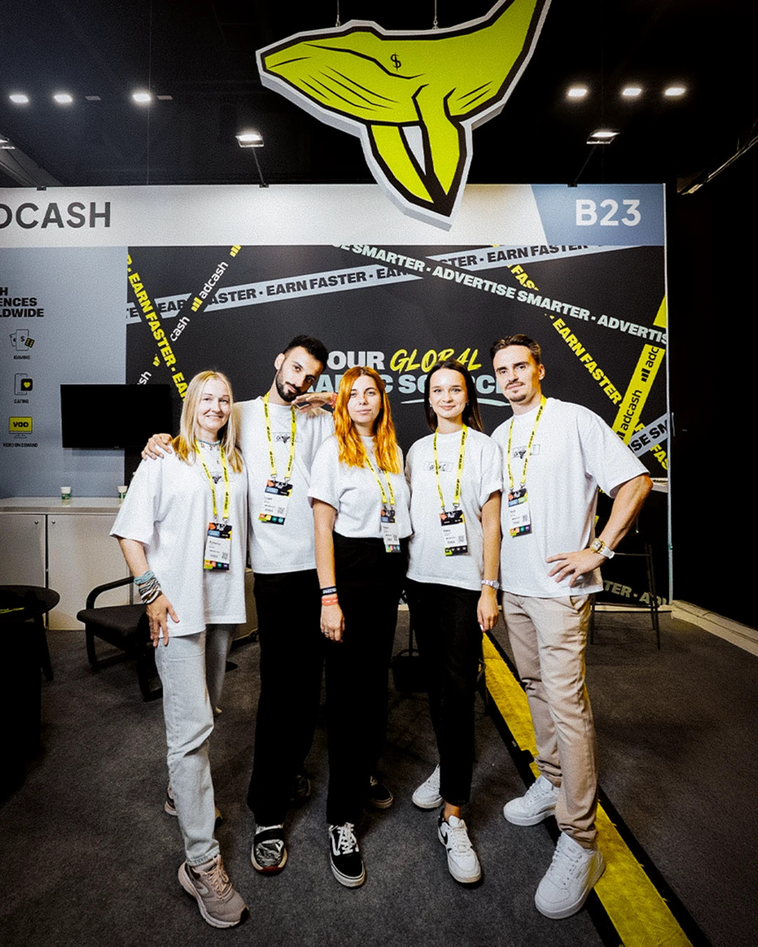 Image of Adcash team at Sales Event